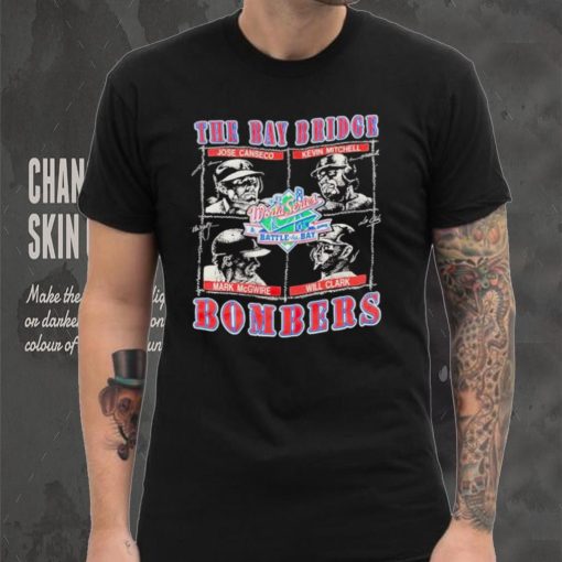The Bay Brige Bombers Jose Canseco Kevin Mitchell Mark McGwire Will Clark baseball legends signatures shirt