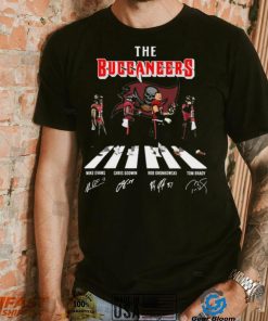 The Buccaneers Team Abbey Road 2023 2024 Playoffs Signatures Shirt