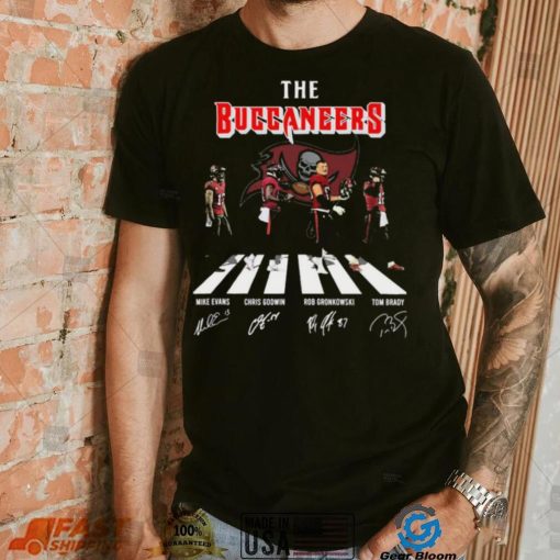 The Buccaneers Team Abbey Road 2023 2024 Playoffs Signatures Shirt