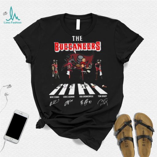 The Buccaneers Team Abbey Road 2023 2024 Playoffs Signatures Shirt