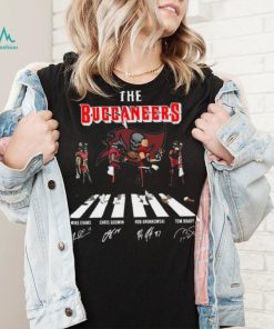 The Buccaneers Team Abbey Road 2023 2024 Playoffs Signatures Shirt