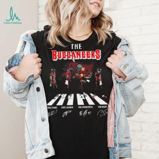 The Buccaneers Team Abbey Road 2023 2024 Playoffs Signatures Shirt