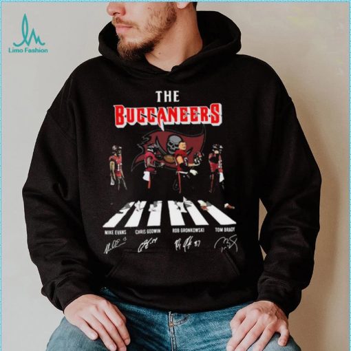 The Buccaneers Team Abbey Road 2023 2024 Playoffs Signatures Shirt