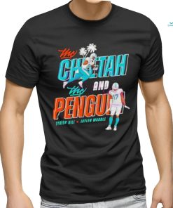 The Cheetah and Penguin Miami Players Tyreek Hill and Jaylen Waddle shirt