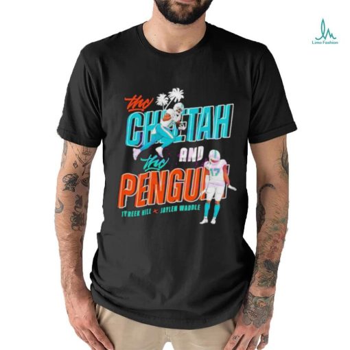 The Cheetah and Penguin Miami Players Tyreek Hill and Jaylen Waddle shirt