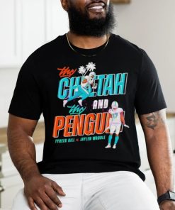 The Cheetah and Penguin Miami Players Tyreek Hill and Jaylen Waddle shirt