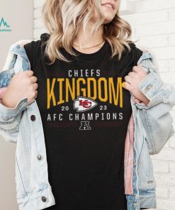 The Chiefs Kingdom Kansas City Chiefs 2023 AFC Champions Unisex T Shirt