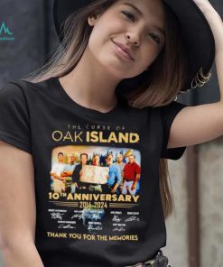 The Curse of Oak Island 10th anniversary 2014 2024 thank you for the memories shirt