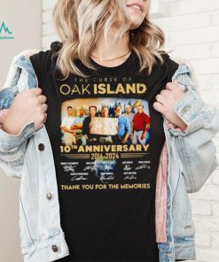 The Curse of Oak Island 10th anniversary 2014 2024 thank you for the memories shirt