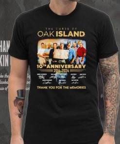 The Curse of Oak Island 10th anniversary 2014 2024 thank you for the memories shirt