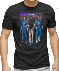 The Detroit Lions On To The NFC Championship Title With All Of Detroit Behind Them 2024 Shirt
