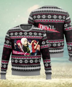 The Devils Crew The Devil is a Part Timer Ugly Christmas Sweater