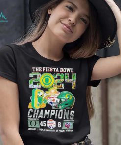 The Fiesta Bowl 2024 Champions Oregon Ducks 45 6 Liberty Flames shirt