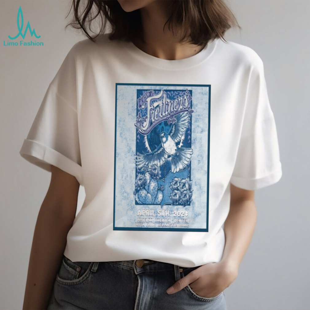 The Fretliners April 5 2024 Denver, Colorado Poster Shirt The Fretliners April 5 2024 Denver, Colorado Poster Shirt