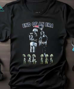 The Goat End Of An Era Tom Brady And Bill Belichick Signatures Shirt