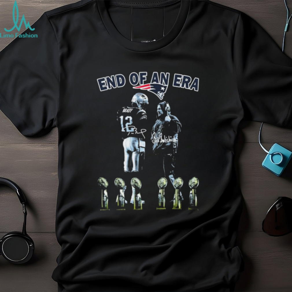 The Goat End Of An Era Tom Brady And Bill Belichick Signatures Shirt The Goat End Of An Era Tom Brady And Bill Belichick Signatures Shirt