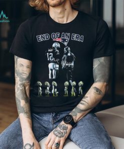The Goat End Of An Era Tom Brady And Bill Belichick Signatures Shirt