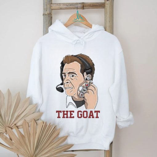 The Goat Nick Saban Coach Shirt