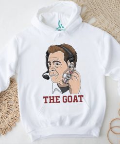 The Goat Nick Saban Coach Shirt