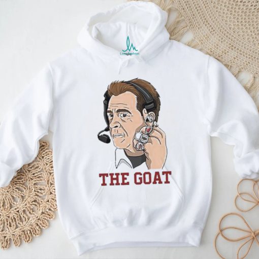 The Goat Nick Saban Coach Shirt