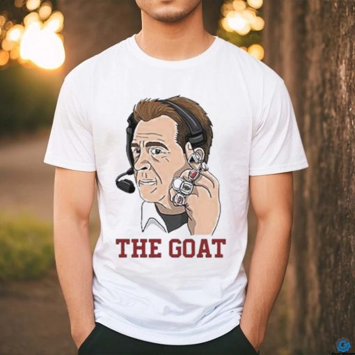The Goat Nick Saban Coach Shirt