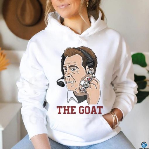 The Goat Nick Saban Coach Shirt