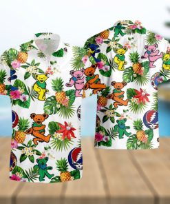 The Grateful Dead Rock Band Full Printed Hawaiian Shirt And Short