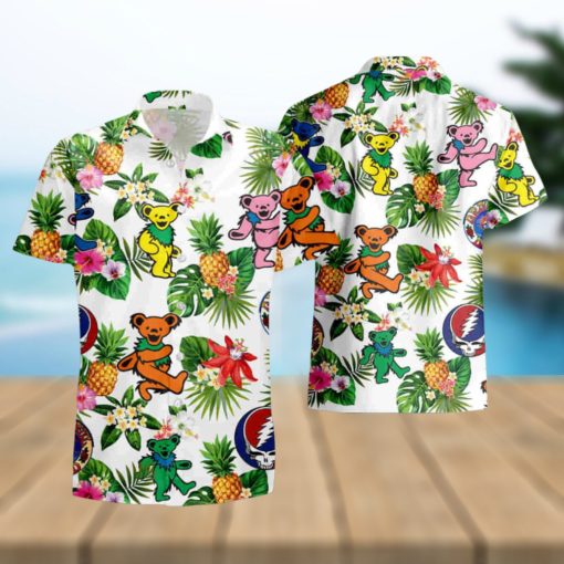 The Grateful Dead Rock Band Full Printed Hawaiian Shirt And Short