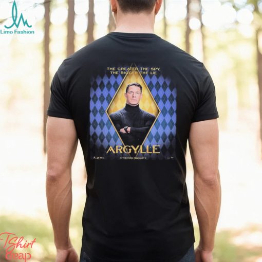 The Greater The Spy The Bigger The Lie John Cena As Wyatt In Argylle Movie Shirt