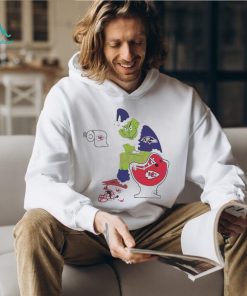 The Grinch Baltimore Ravens And Kansas City Chiefs The Grinch San Francisco 49ers And Detroit Lions On Toilet Shirt