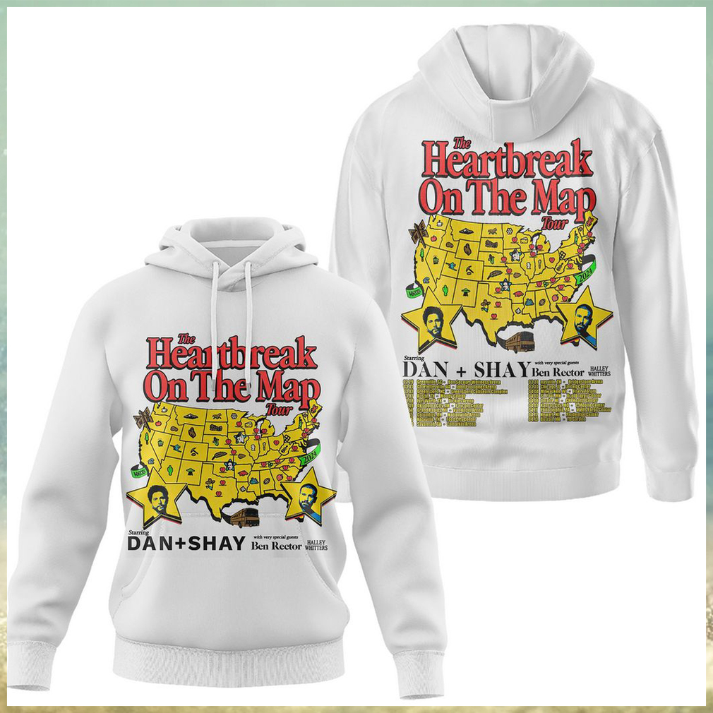The Heartbreak On The Map Tour Hoodie The Heartbreak On The Map Tour Hoodie