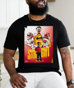 The Kansas City Chiefs Move On To Play In Their 6th Straight AFC Championship Game T shirt