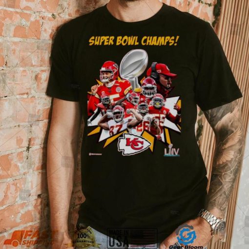 The Kansas City Chiefs Super Bowl Champs graphic shirt