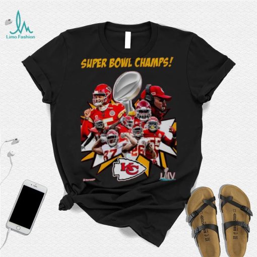 The Kansas City Chiefs Super Bowl Champs graphic shirt