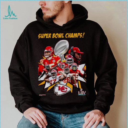 The Kansas City Chiefs Super Bowl Champs graphic shirt