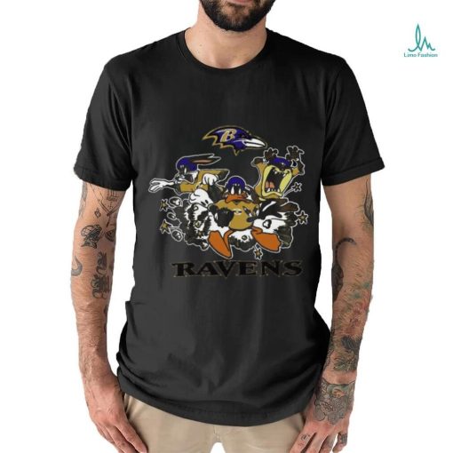 The Looney Tunes Cartoon Baltimore Ravens Football Logo Characters 2024 ...