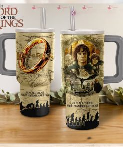 The Lord Of The Rings Not All Those Who Wander Are Lost 40oz Tumbler With Handle