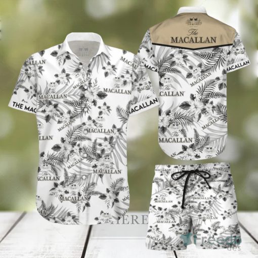 The Macallan Whisky Hawaiian Shirts And Short Summer Beach Set