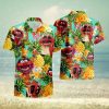 The Arizona Cardinals Print Skull NFL Hawaiian Shirt