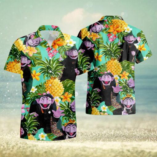 The Muppet Show Count Von Count Hawaiian Shirt And Short