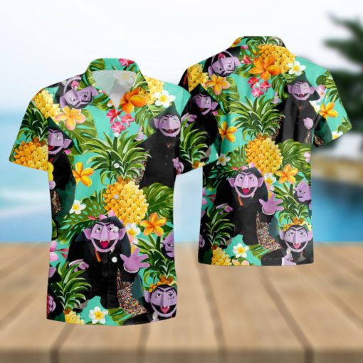 The Muppet Show Count Von Count Hawaiian Shirt And Short