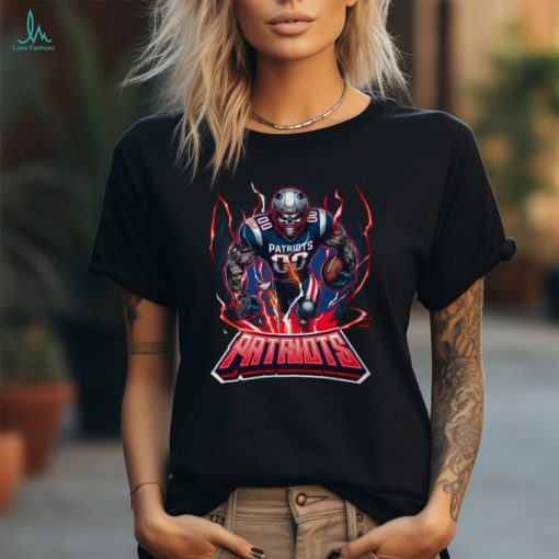 The New England Team Patriots Logo Football 2024 Football T Shirt