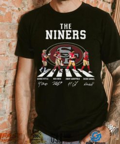 The Niners 49ers Abbey Road 2023 2024 Playoffs Signatures Shirt