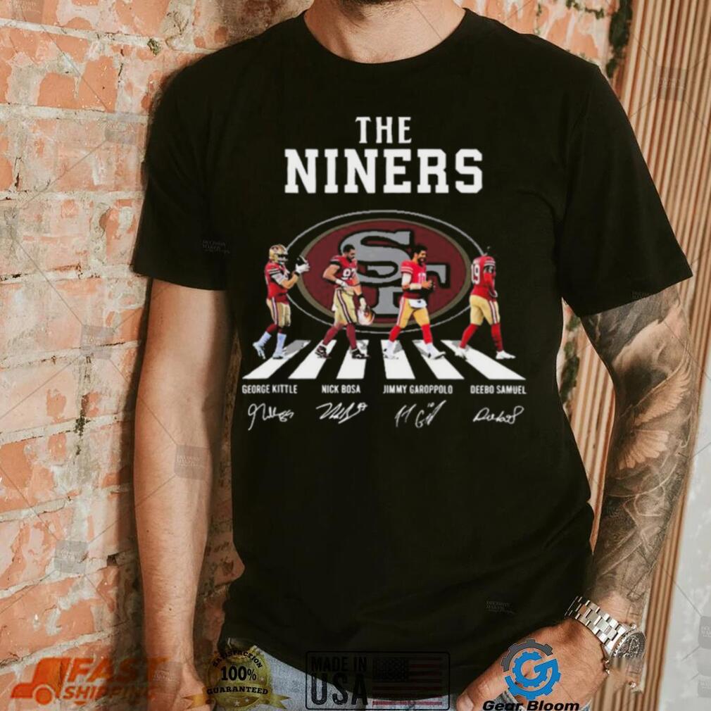 The Niners 49ers Abbey Road 2023 2024 Playoffs Signatures Shirt The Niners 49ers Abbey Road 2023 2024 Playoffs Signatures Shirt