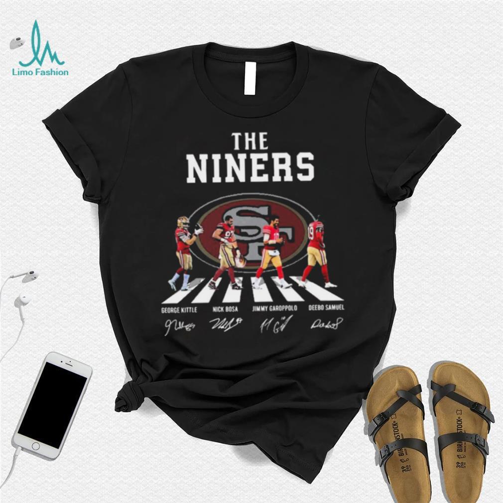 The Niners 49ers Abbey Road 2023 2024 Playoffs Signatures Shirt The Niners 49ers Abbey Road 2023 2024 Playoffs Signatures Shirt