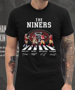 The Niners 49ers Abbey Road 2023 2024 Playoffs Signatures Shirt