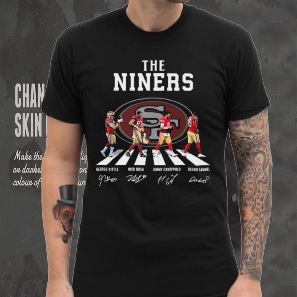 The Niners 49ers Abbey Road 2023 2024 Playoffs Signatures Shirt The Niners 49ers Abbey Road 2023 2024 Playoffs Signatures Shirt