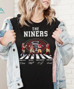The Niners 49ers Abbey Road 2023 2024 Playoffs Signatures Shirt
