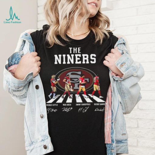 The Niners 49ers Abbey Road 2023 2024 Playoffs Signatures Shirt