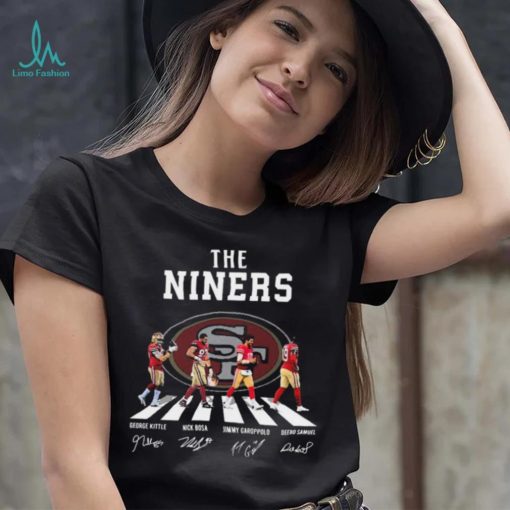 The Niners 49ers Abbey Road 2023 2024 Playoffs Signatures Shirt